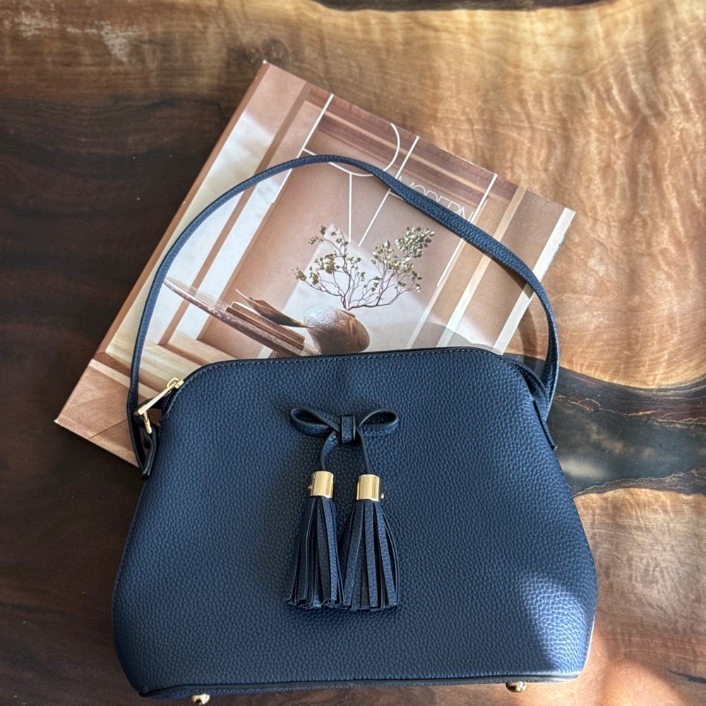 Beautiful blue tote very gently used!